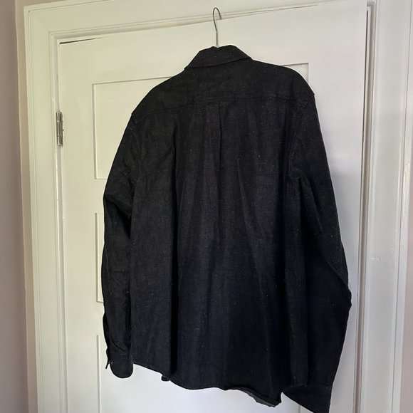 ❌SOLD❌ Rogue Territory Charcoal Denim Snap Button Service Shirt XL - Picture 4 of 6